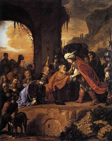 Salomon de Bray Joseph Receives His Father and Brothers in Egypt Spain oil painting art